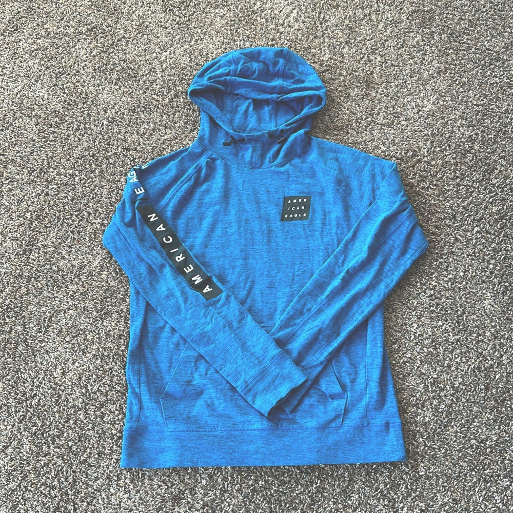 Men’s Size small American Eagle blue hoodie shirt